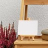 Small Mini Wooden Display Easel - Natural Wood Card Canvas