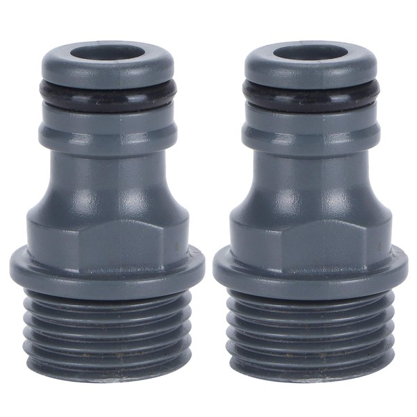 Garden Hose Quick Connector,2Pcs G1/2 Male Thread Quick Connector Nipple