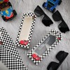 Fuyoooo 24 Pieces Racecar Checkered Party Favors 12 Pack Black