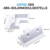 Solar panel brackets, 4 pieces, solar panel bracket, ABS material