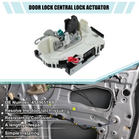 ACROPIX Rear Left Side Door Latch Actuator Door Lock Central Lock Actuator Fit for Dodge for Ram 3500 2010 No.4589651AB - Pack of 1