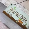 RED OCEAN Vegetable Patch Vegetable Garden Shed Sign Grandad Grandma