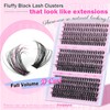 Fluffy Volume Lash Clusters DIY Lash Extension 300pcs Clusters Lashes