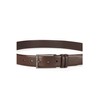 Boss Men's Carmello Belt made of Vegetable-tanned Leather with Metal