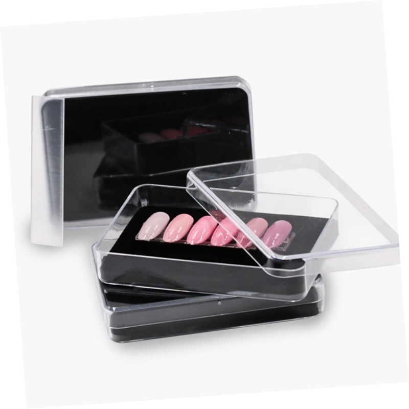 OHPHCALL Press-on Nail Display Case Nail Tool Storage Box Acrylic