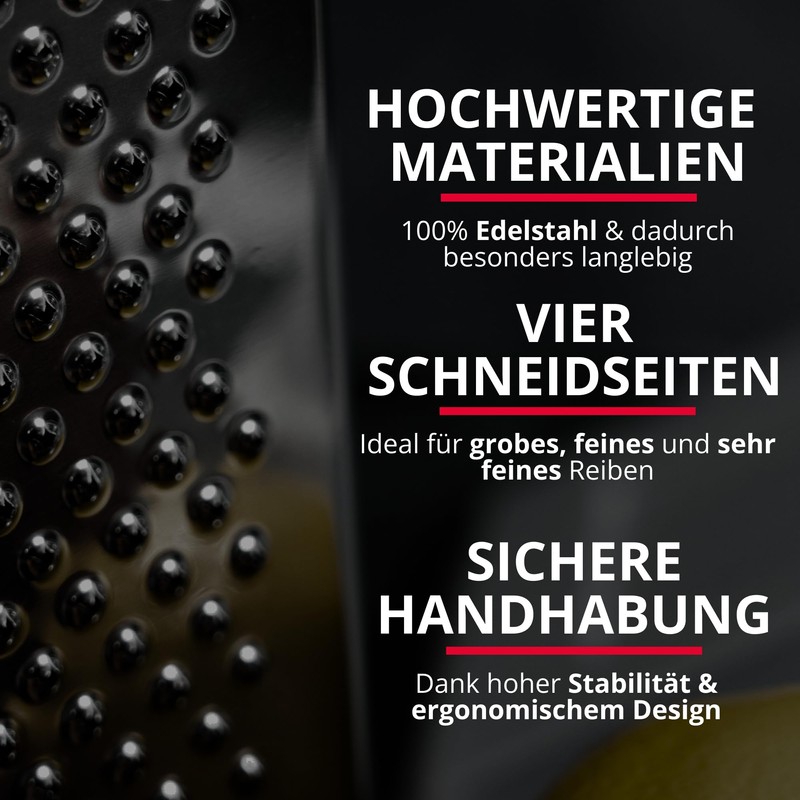 Westmark Grater Quattro, Stainless Steel Silver, 26.4 x 11.5 x