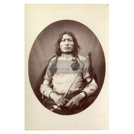 CHEIF ONE BULL LAKOTA NATIVE AMERICAN BATTLE OF LITTLE BIG HORN 4X6 PHOTO