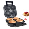 Aoruru Waffle Maker Nonstick Belgian Waffle Iron with Indicator Light