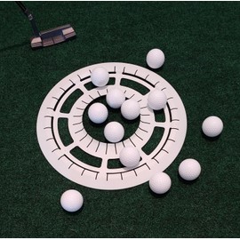 Puttdisk Golf Putting Practice Device and Putting Game