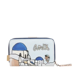 Anekke Zip Wallet with Flap, Combination (Sunrise), Size, various colours