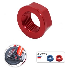 M16 Motorcycle Front Wheel Axle Lock Nut Bolt Accessories for Honda CR125R CRF250X 2002-2021 Yamaha YZ125 YZ450F WR250R 2005-2021(Red)