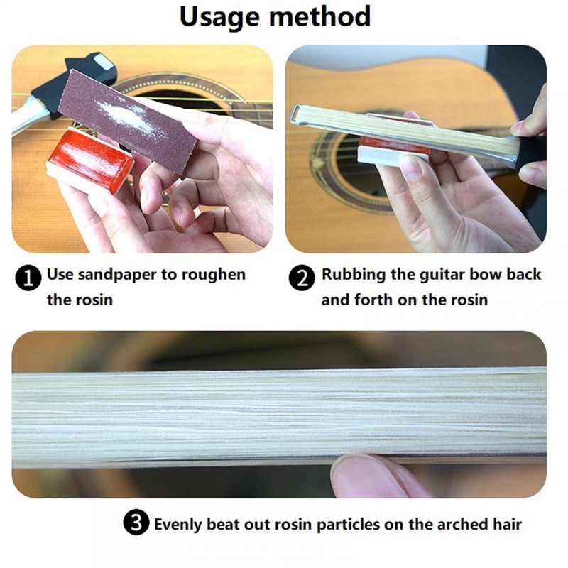 Guitar Bow Dual Sided Horse Hair Universal Guitar Playing Bow