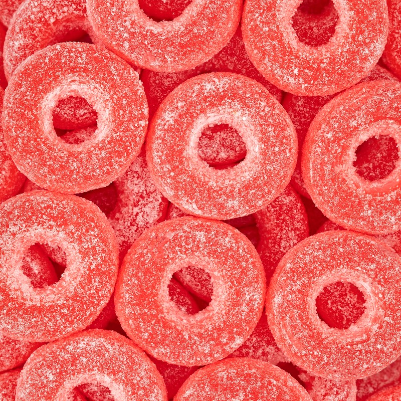 Kervan Candy Bebeto Watermelon Rings - Fruity, Soft, Sweet &