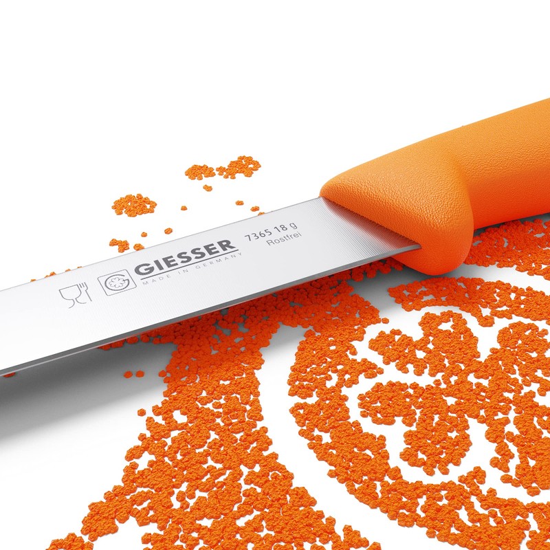 Giesser seit 1776 - Made in Germany - Filiermesser orange,