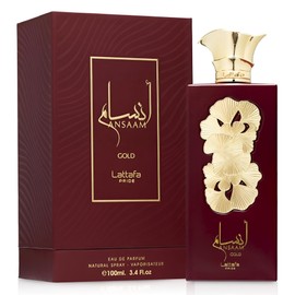 Lattafa Pride Ansaam Gold – Fruity, Floral, Sweet, Musky – Eau de Parfum Spray Long-Lasting Fragrance for Unisex, 3.4 Ounce / 100 ml