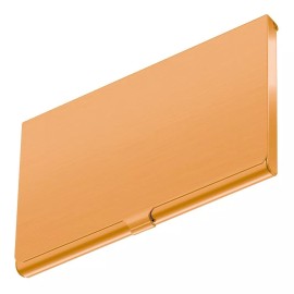 Mercader Digital Tarjetero Metálico Porta 10 Tarjetas De Aluminio Plateado