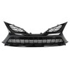 Silscvtt Front Upper and Lower Grille Glossy Black without Parking