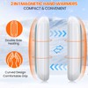 Electric Hand Warmers Rechargeable 2 Pack, Ultrathin Magnetic Hand Warmers