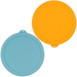 Viotiin 7 Cup Silicone Replacement Lids Storage Cover for Anchor Hocking Glass Bowls (Container not Included) 2 Pack Microwave, Dishwasher and Freezer Safe