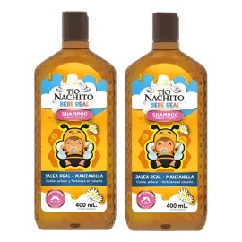 Shampoo Tio Nachito Bebe Jalea Real + Manzanilla 2 Pzas