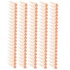 100set Punk Cone Spikes Studs Rose Gold Pointed Electroplating Burr
