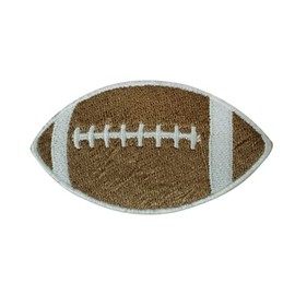 Football Patch, Kids Football Patch Embroidered Iron on Sew on Patch Badge for Clothes etc. 7x4cm