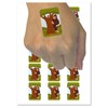 Bigfoot Sasquatch Hiding Behind Tree Temporary Tattoo Water Resistant Fake