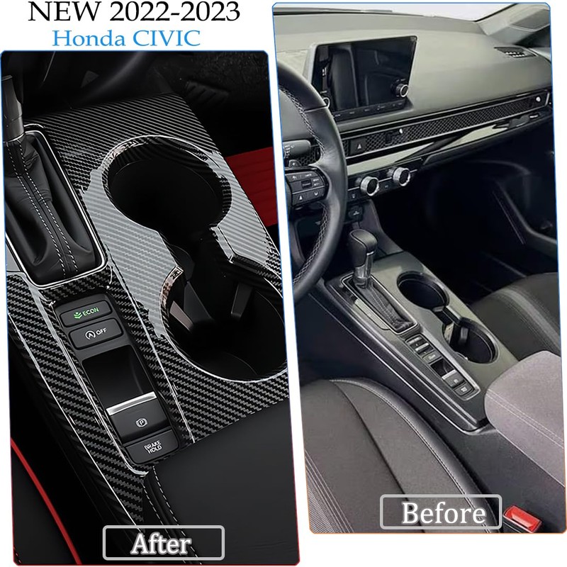 MUXEE 11th Gen Civic Center Console Frame Gear Shift Panel