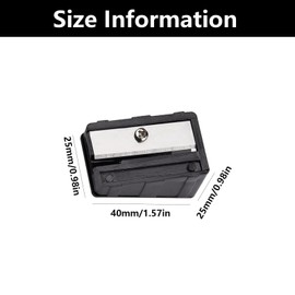 JFGDVW 3 Pieces Billiards Cue Tip Shaper, Black Snooker Cue Tip Repair Kit, Versatile Snooker Tip Shaper, Portable And Durable Cue Tip Repairing Tool, For Billiard Pool Cue Snooker Tips