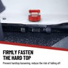 Racewill 8PCS Red Hard Top Quick Removal Fastener Thumb Screws