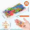 100 Pieces Airplane Shape Paper Clips Rainbow Creative Paper Clips