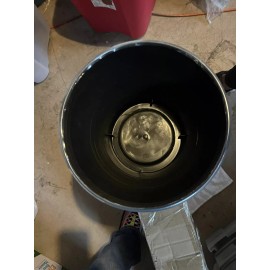 Southern Patio 4 Southern Patio Cabana 12 in. x 9.38 in. Gray High-Density Resin Planter