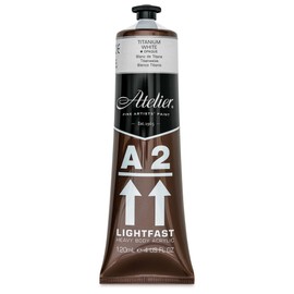 A2 Students Acrylic Paint 120ml Tube Titanium White
