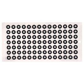 588pcs 3D Scanning Dots, ID 3mm OD 6mm High Precision Adhesive Tracking Markers Reference Points & Diffuse Reflection Targets for 3D Scanners Accessories