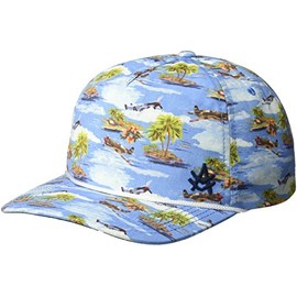 A. Kurtz Men's Baseball Cap, Hawaiian Sublimation, OSFA