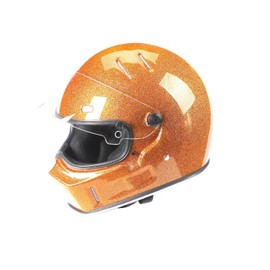 CRG Full-Face Motorcycle Street Bike Fiberglass Helmet DOT Certified Motocross Helmet Extra Large Size Helmet (Gold, Large)