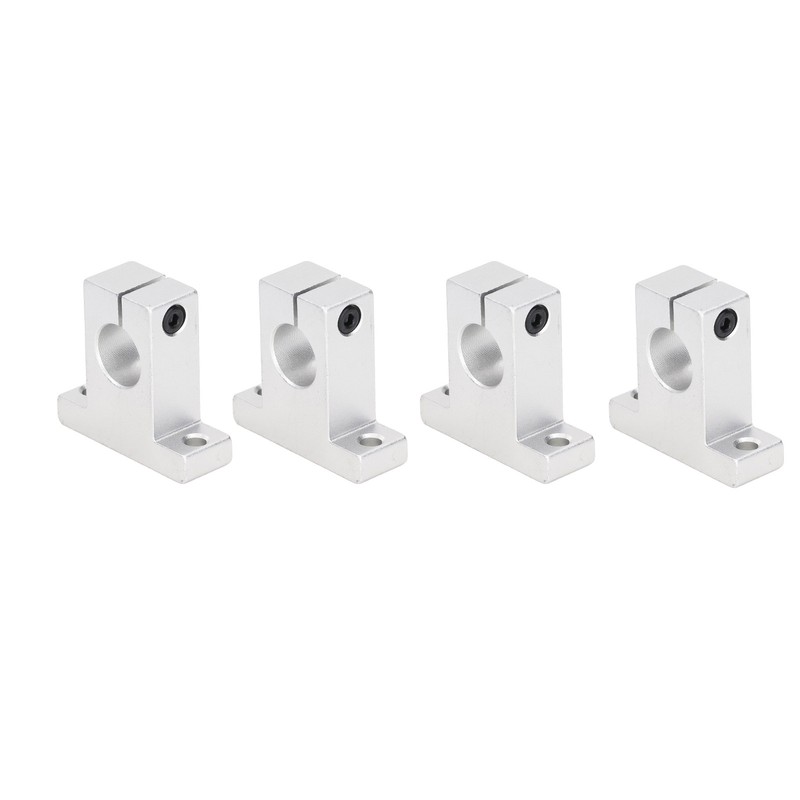 4 Pcs Rail Guide Support Aliminum Alloy Linear Motion Bracket