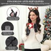 FZ FANTASTIC ZONE Winter Fingerless Gloves for Women Men, Chenille