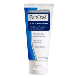 Espuma Lavado Para Acné Panoxyl Peróxido De Benzoilo 10% 3oz