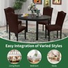 Sufdari Dining Chair Covers Set of 6 - Non-Slip Spandex