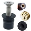 24 Pairs of M6 Neoprene Well Nuts M6 x 30mm