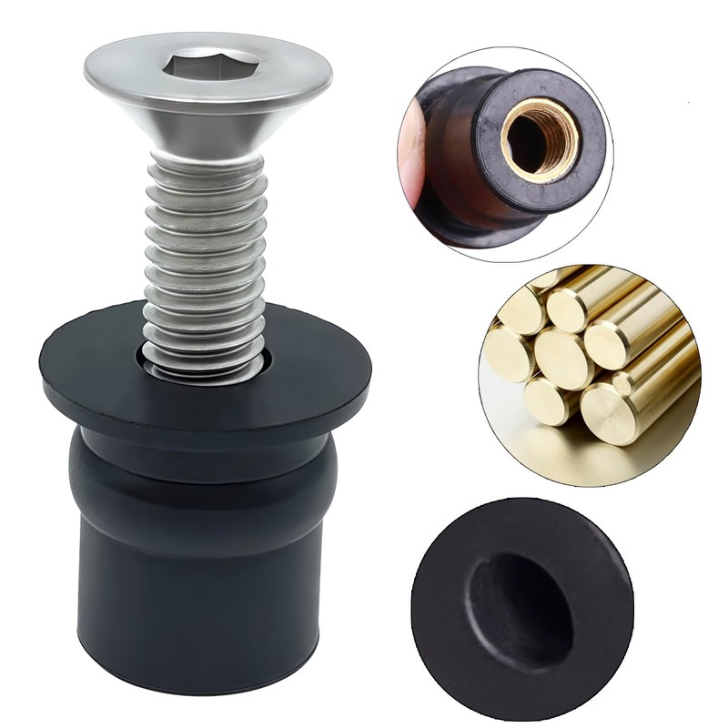 24 Pairs of M6 Neoprene Well Nuts M6 x 30mm