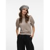 VERO MODA Women's Vmdoffy 2/4 O-Neck Pullover Ga Noos, Moon