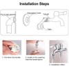 Alloy Double Tap, Washing Machine Tap, Double Tap Angle Valve,