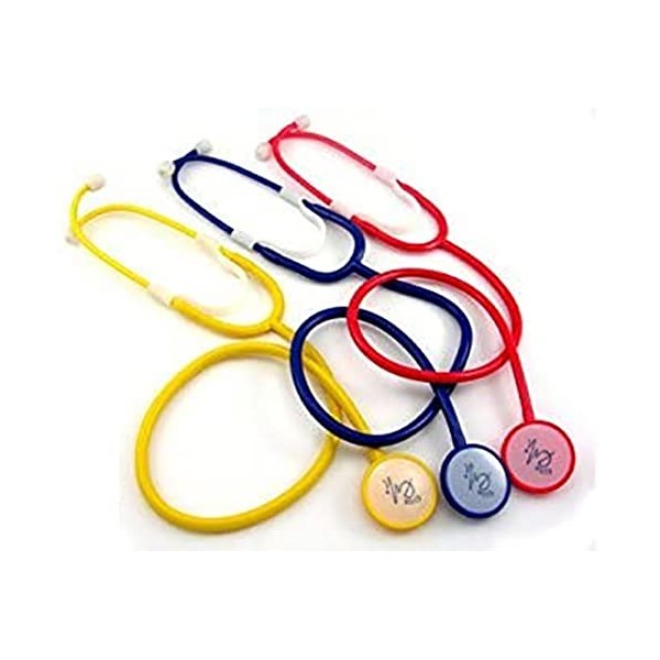 EMI Disposable Stethoscopes 10 Pack - Red