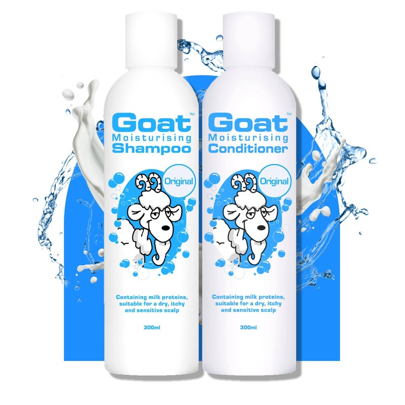 Goat Milk Soap Moisturizing Shampoo & Conditioner Value Pack -