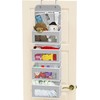 Simple Houseware 4 Clear Window Pocket Over Door Storage Hanging