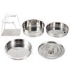 Stackable 3 Tier Stainless Steel Steamer Cooker Pot Set Cook
