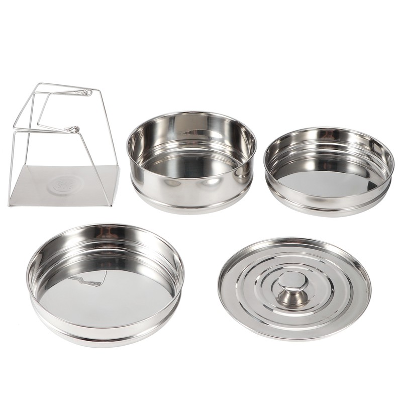Stackable 3 Tier Stainless Steel Steamer Cooker Pot Set Cook
