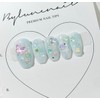 Summer Sky Handmade Nail Tips - Ballerina / 여름하늘 수제네일팁